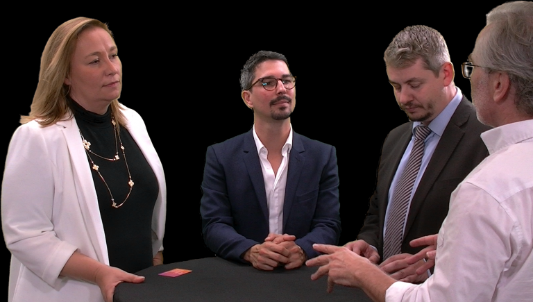 Le tournage d’interviews