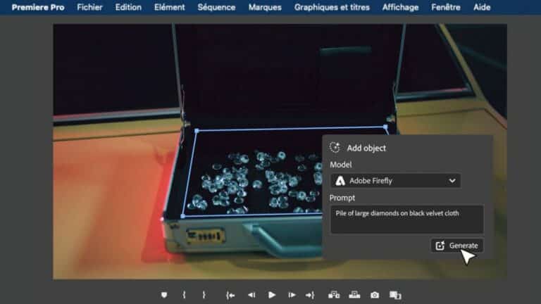 L’IA Générative de Premiere Pro met les boosters pour accélérer la production vidéo !